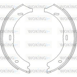 Колодки гальмівні бараб. задн. (Remsa) MB Vito 639 2.2d (03-), Vito 447 2.2d (14-) (Z4745.00) WOKING Z474500